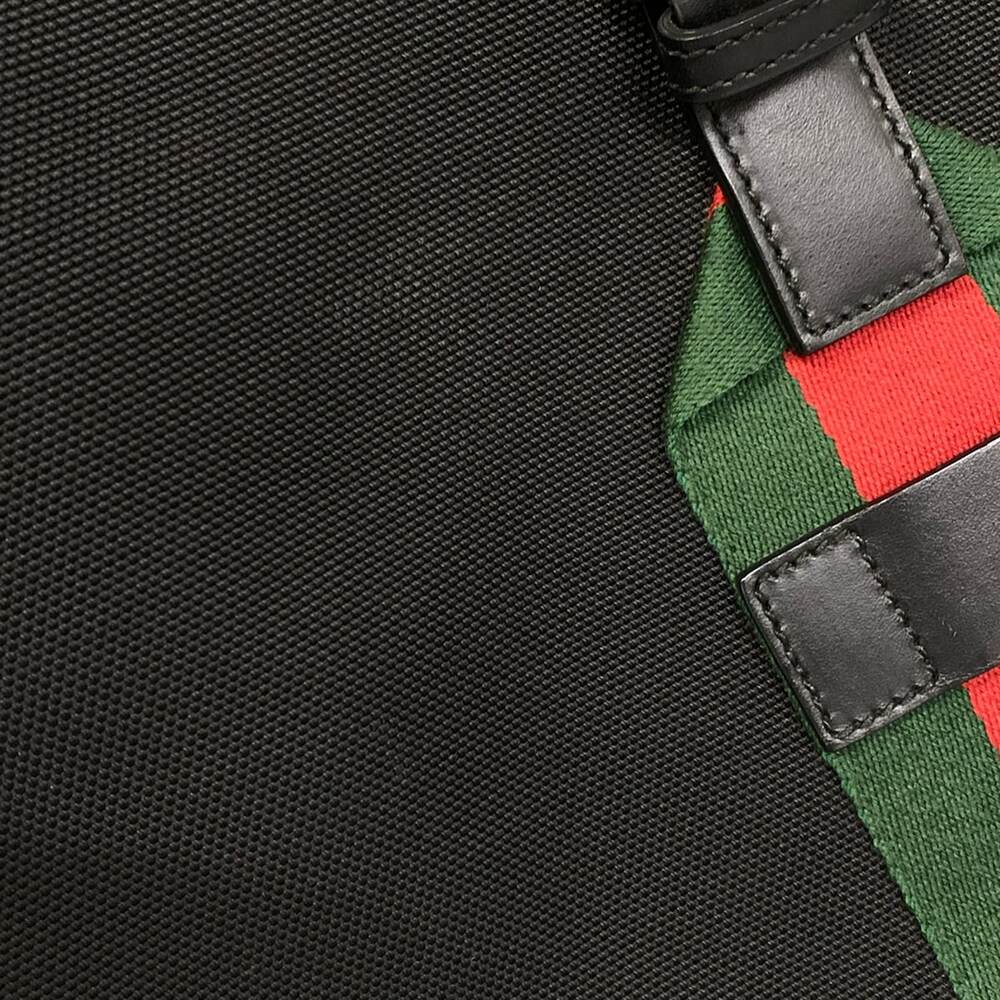 Gucci Backpack Backpack 337075 Black Red Green Techno Canvas - Picture 13 of 15